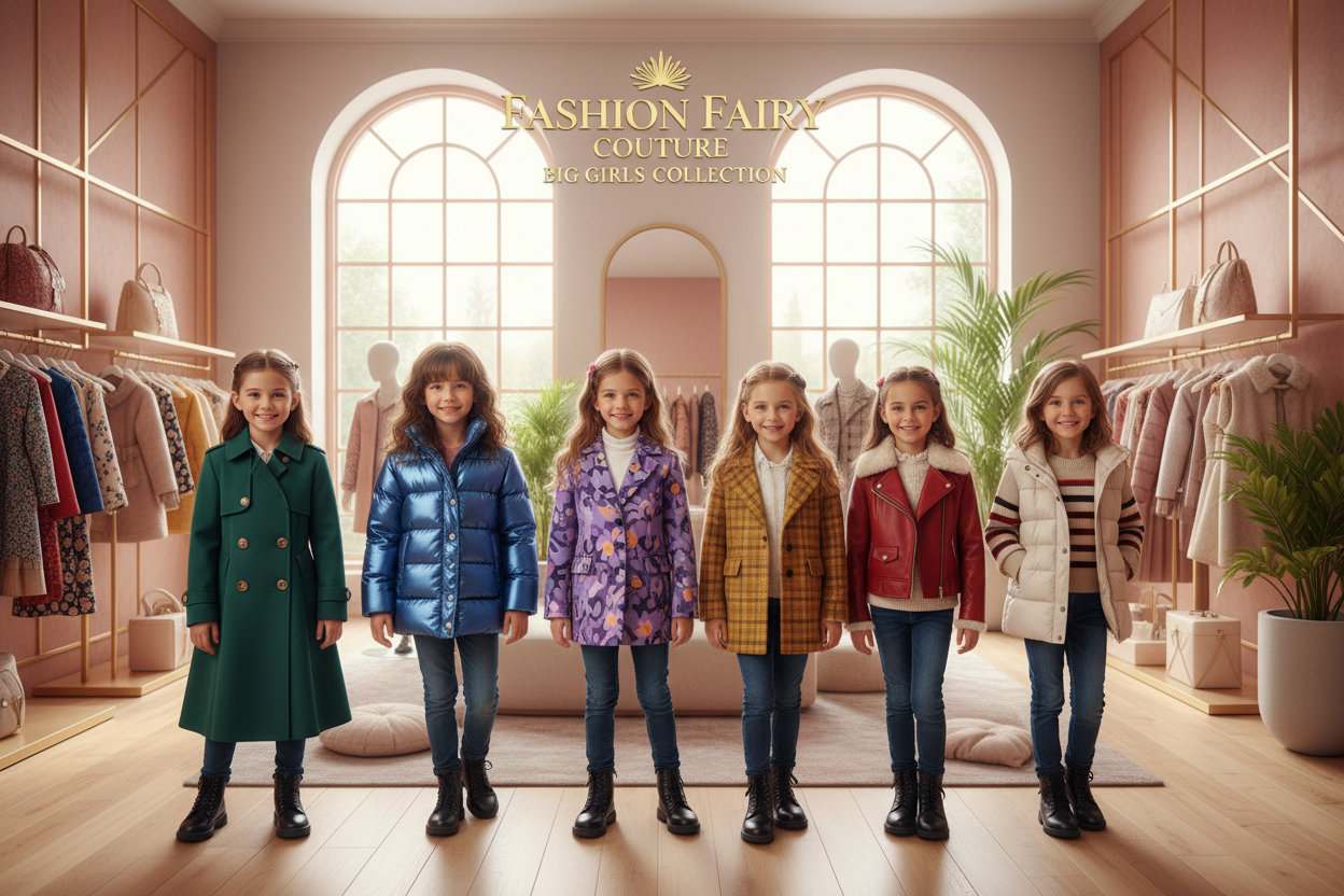 Big Girls Coats & Jackets 6-14Years collection at smerfy fashion
