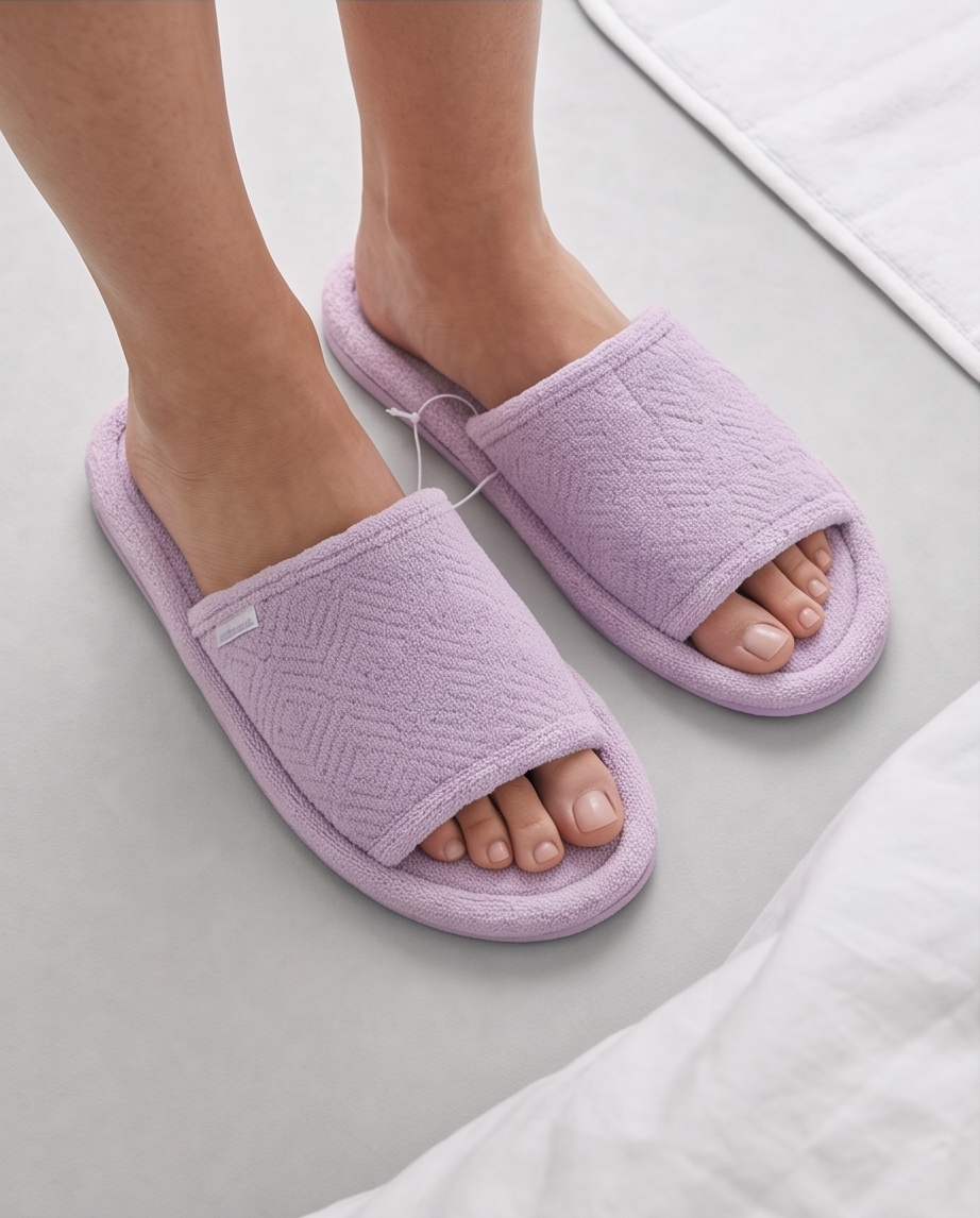 Ultraideas Purple Women Soft Slippers Size 7-8
