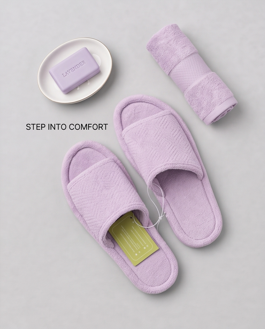 Ultraideas Purple Women Soft Slippers Size 7-8