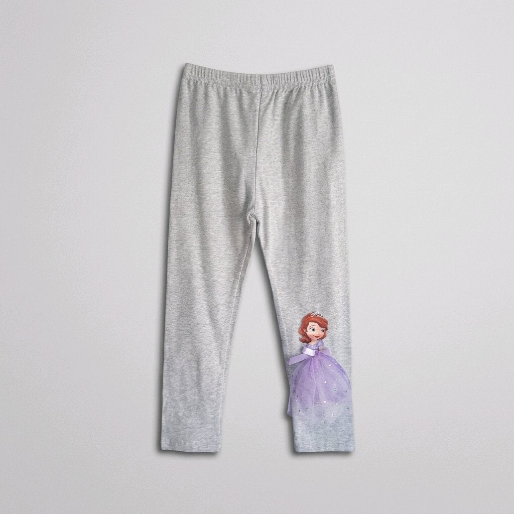 Sofia Cotton Adorable 3D Decor Leggings