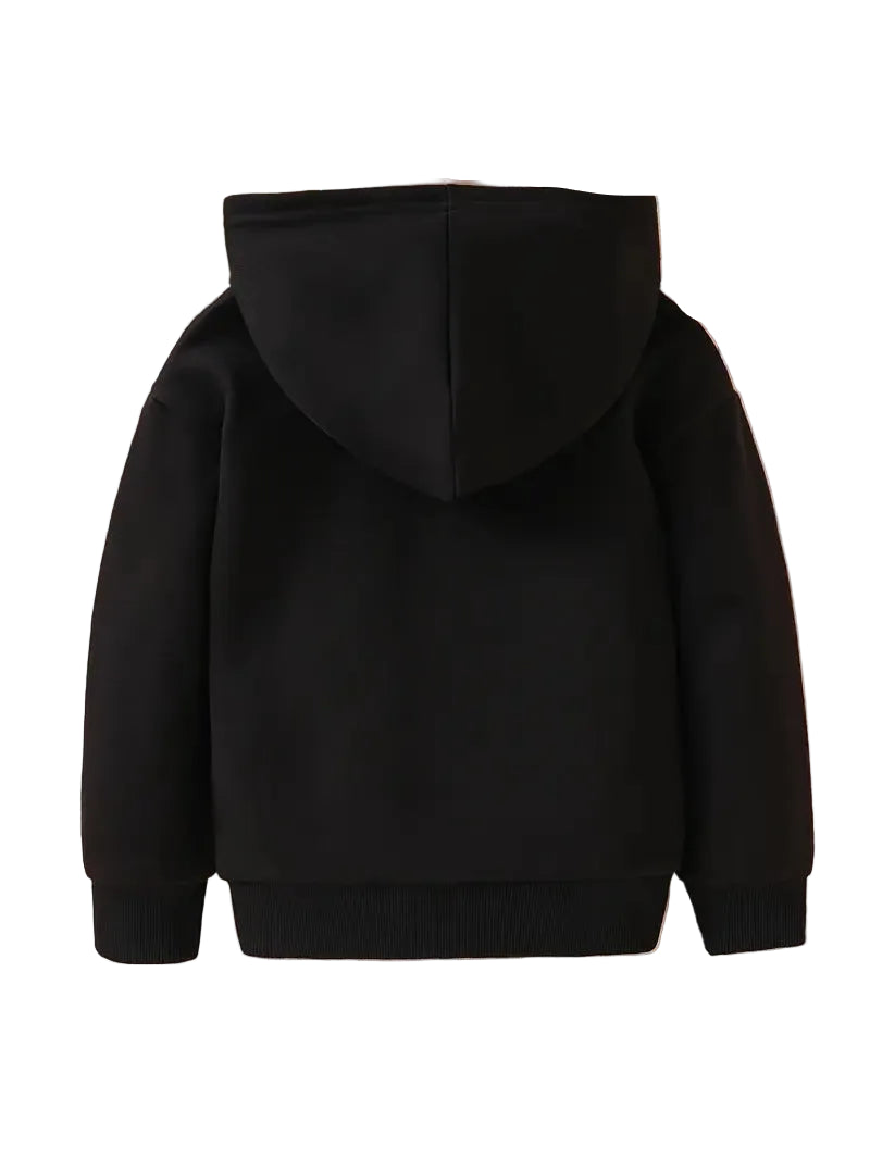 Black hoodie on a white background