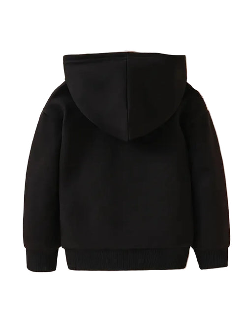 Black hoodie on a white background