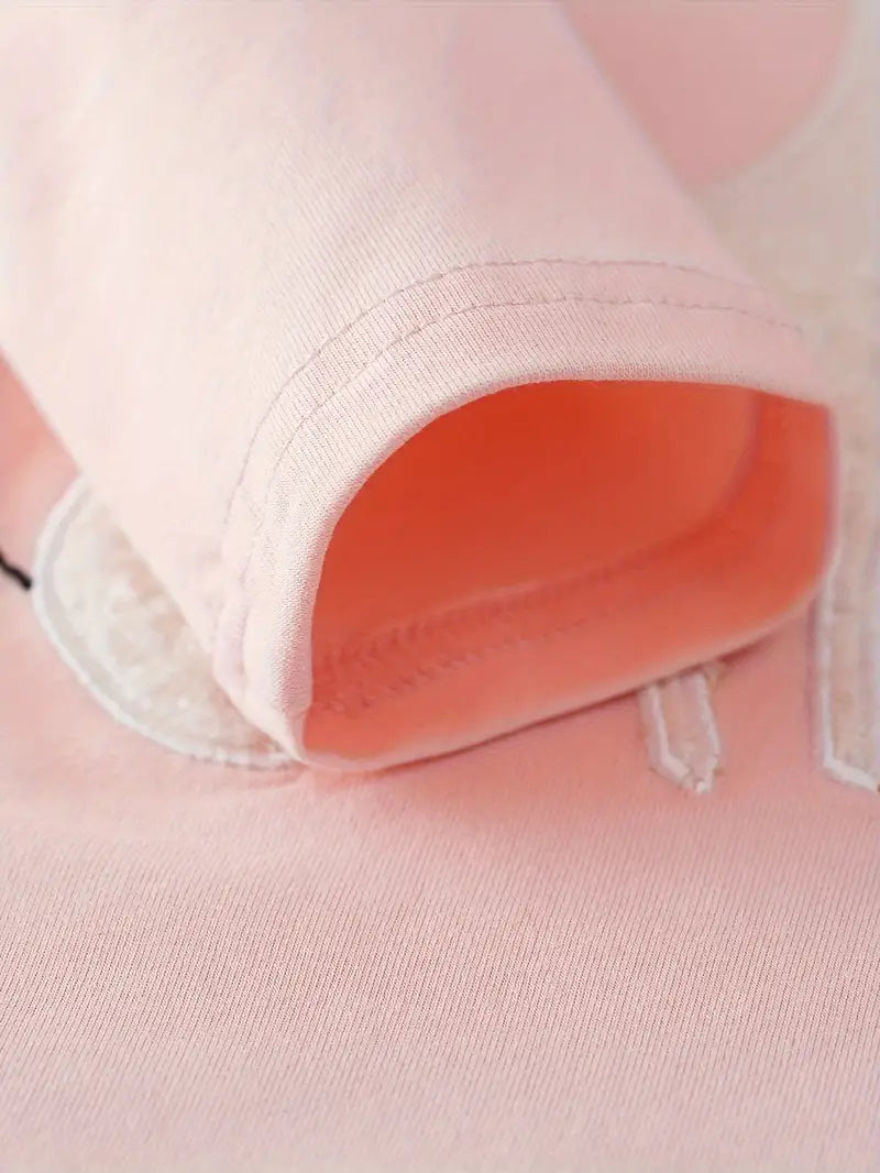 sleeve of pink shirt 