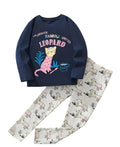 Girls Leopard Outfit 100% Cotton for Little Trendsetters