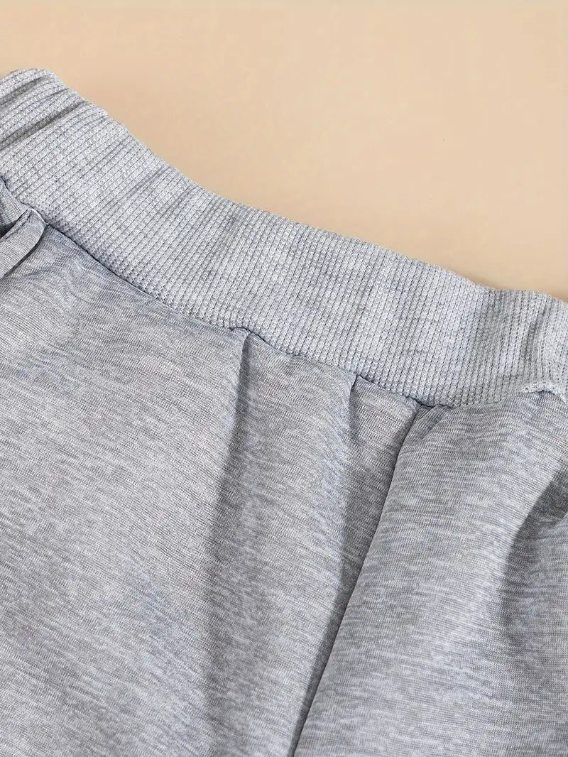 Gray sweatshirt collar on a beige background