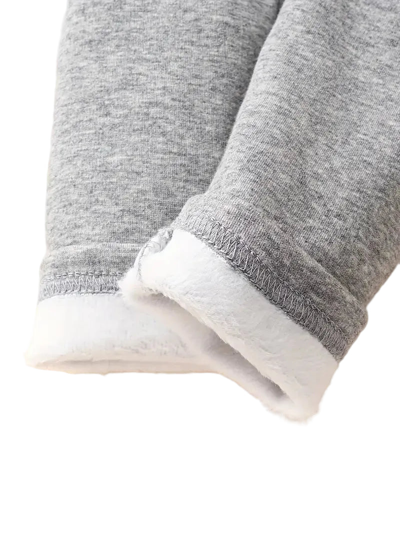 Cozy Fleece-Lined Girls' Leggings for All-Day Comfort