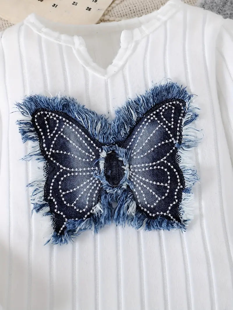 Knitwear with Tassel Butterfly Long Sleeve Top Style