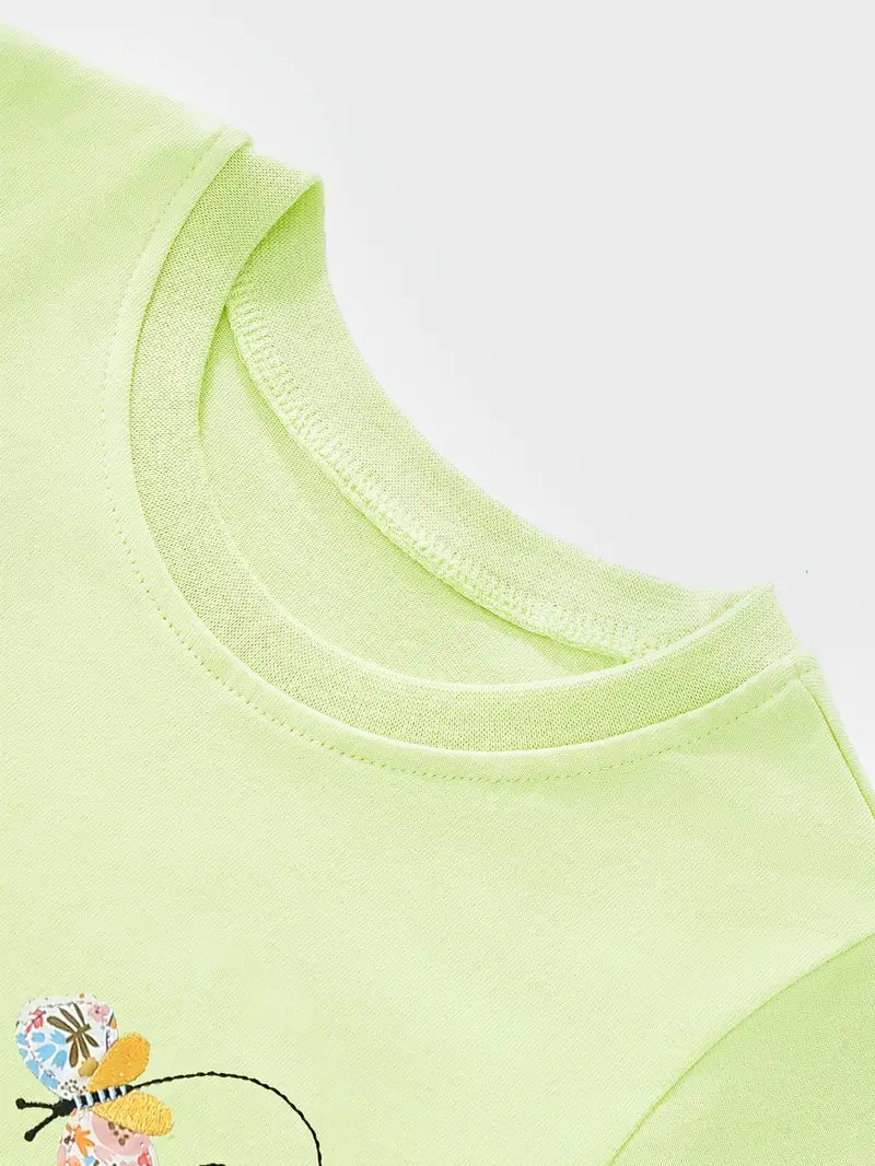 Little Bunny Short-Sleeve T-Shirt for Easter Joy