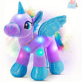 Girls Favorite Led Light Up Plush Unicorn: Soft Plush Toy