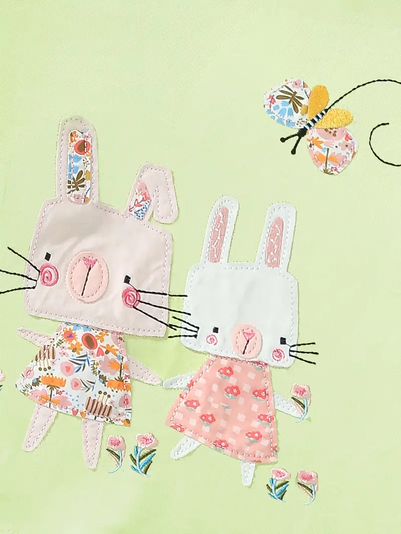 Little Bunny Short-Sleeve T-Shirt for Easter Joy
