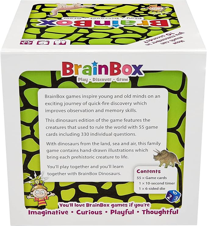 Brainbox Dinosaurs: Fun Memory Game for Kids