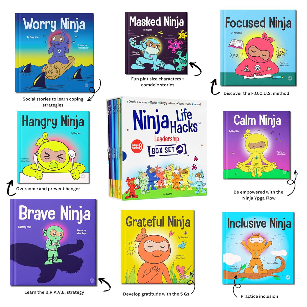 Ninja Life Hacks Leadership 8 Book Box Set