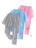 Girls Leggings with Skirt for Playful Adventures
