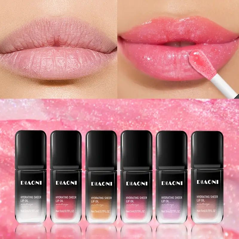 Plumping Lip Oil Gloss for Radiant, Moisturized Lips