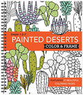 Color & Frame - Painted Deserts: 31 Creative Pages
