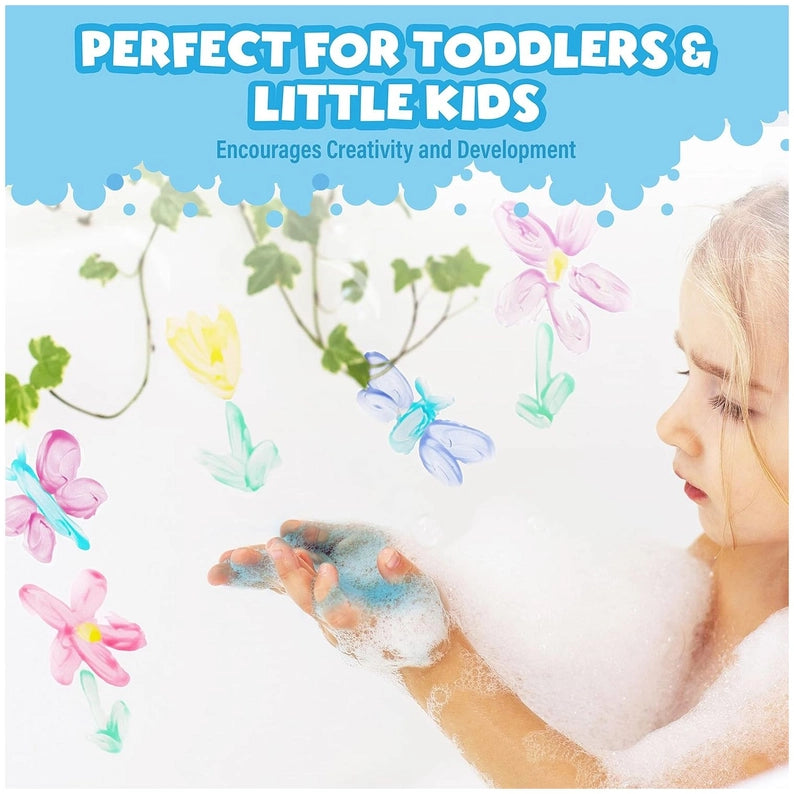 Product packaging for children's activities with text 'Perfect for Toddlers & Little Kids' and 'Encourages Creativity and Development'.