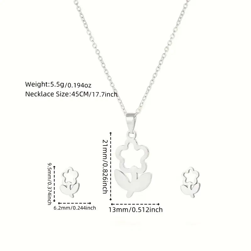 Stainless Steel Jewelry Set