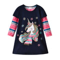 Unicorn Cotton Dress for Festive Holiday Fun