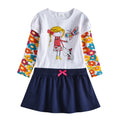 Girl 3D Bow Butterfly Cotton Dress for Everyday Fun