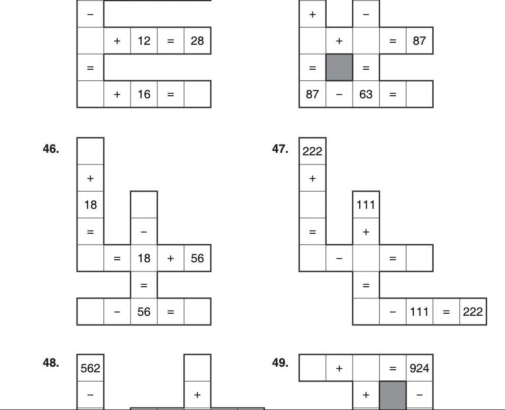Grid puzzle with numbered cells on a computer screen