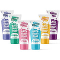 Assorted Tub Works bath paint soap tubes on a white background