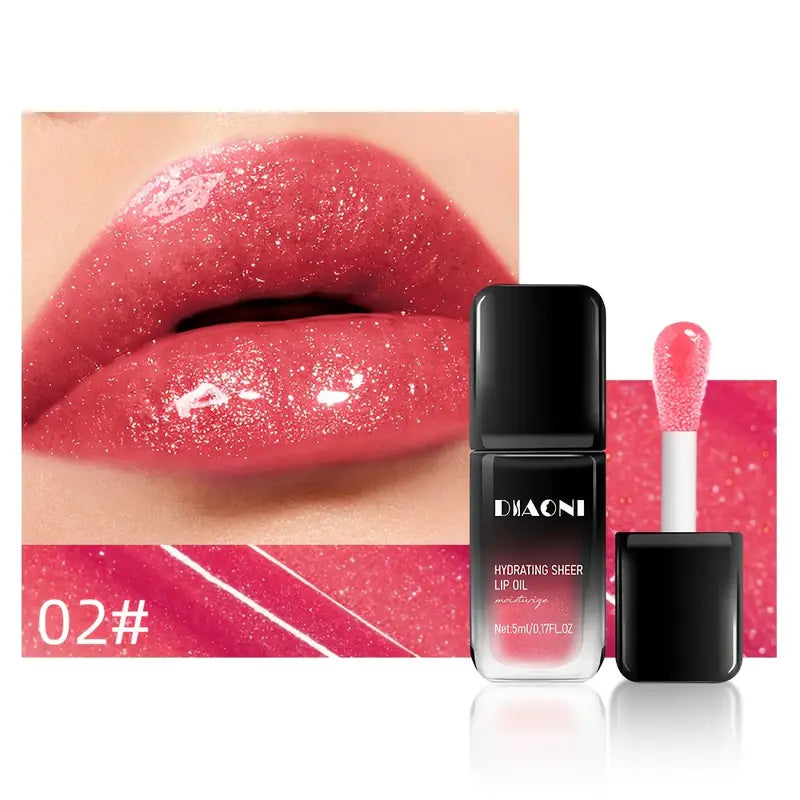 Plumping Lip Oil Gloss for Radiant, Moisturized Lips