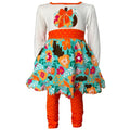 Thanksgiving Dress & Legging Outfit 9/10 Pumpkin Style
