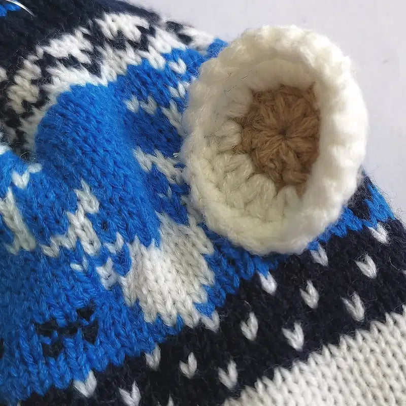 Baby Boys Winter Warm Cute Knit Hat Style with 3D Ears