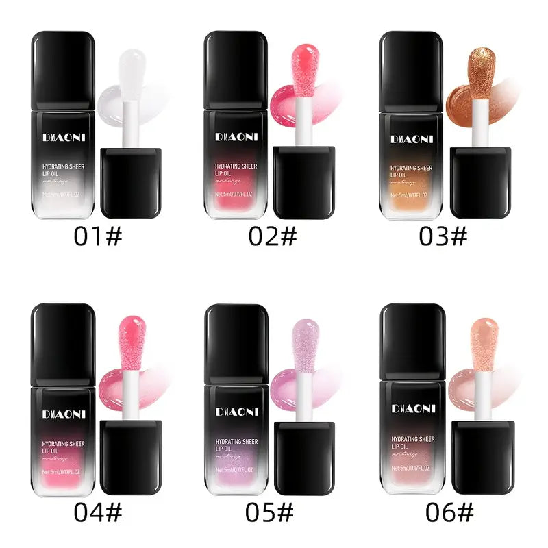 Plumping Lip Oil Gloss for Radiant, Moisturized Lips