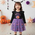 Size 4 Halloween Purple Pumpkin Dress for Kids