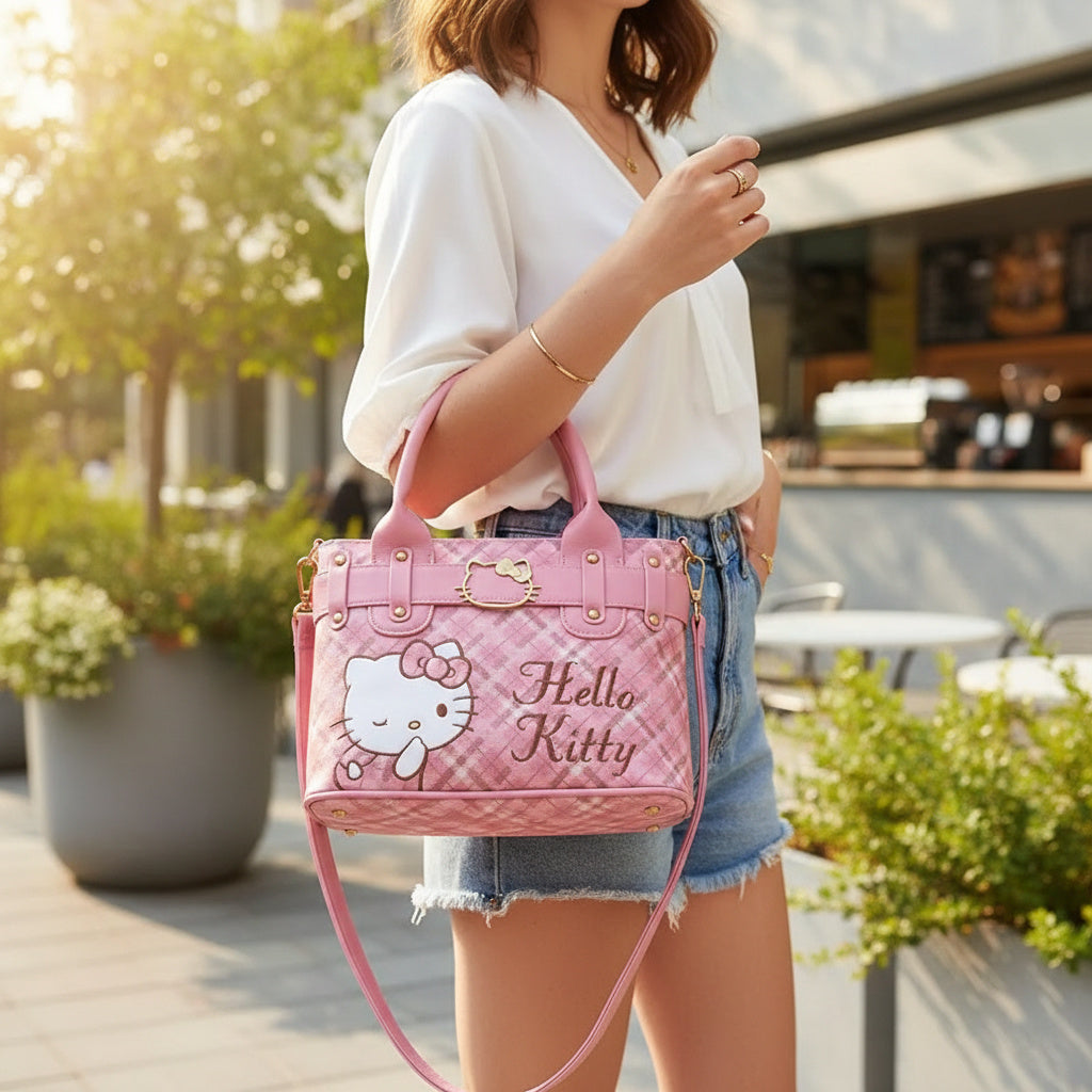 Hello Kitty Large Capacity Tote Bag for Everyday Use