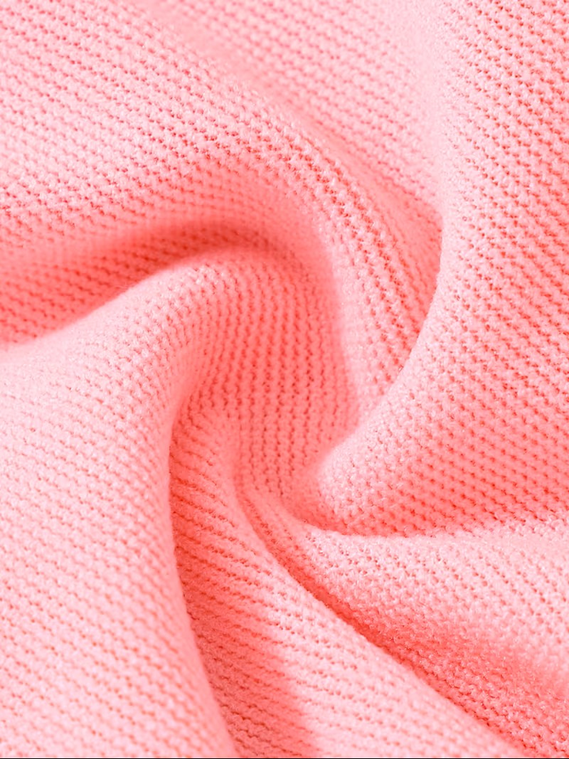 Close-up of pink textured fabric