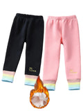 5T Warm Fleece Cute Leggings Pants