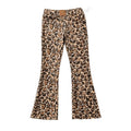 Leopard print pants on a white background