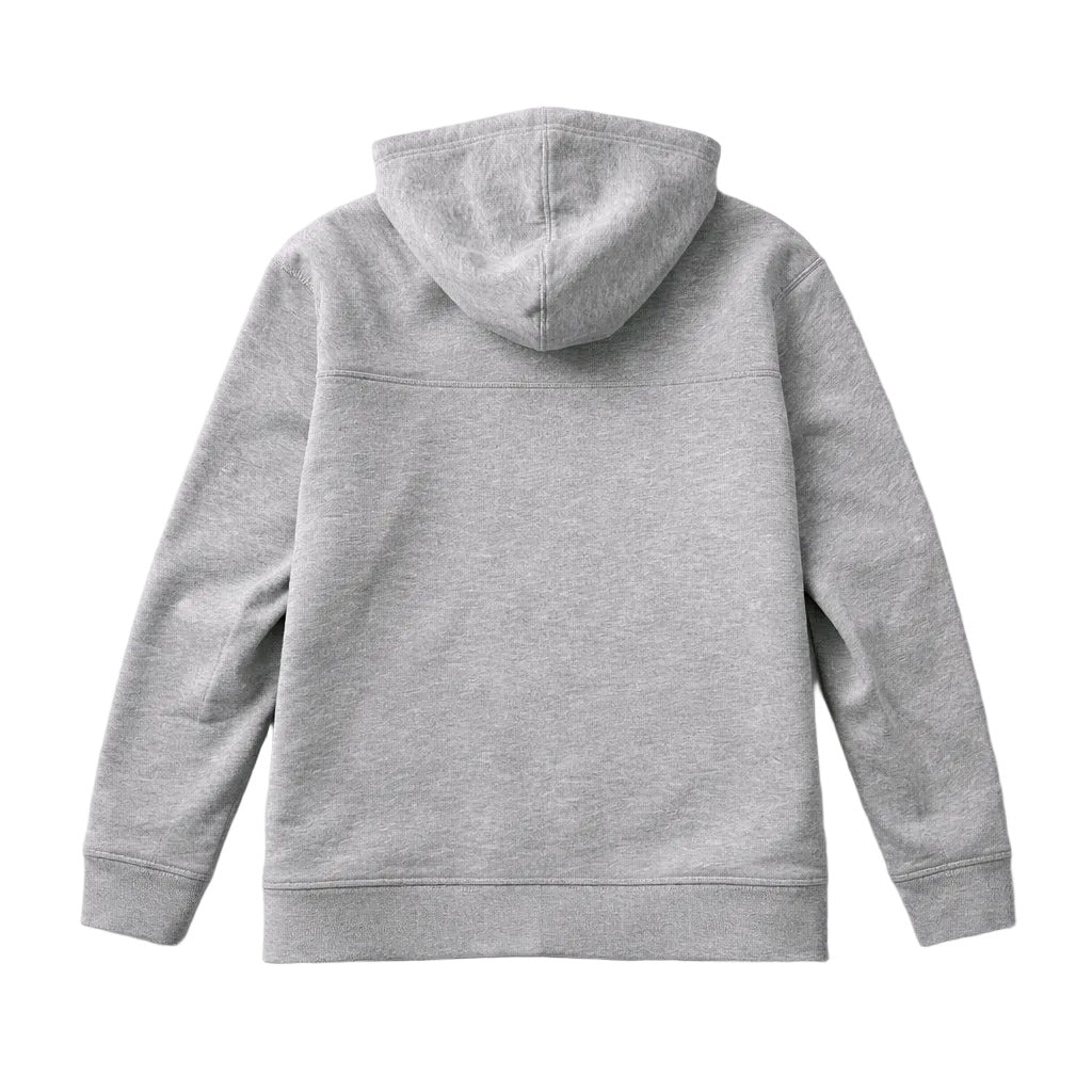 Gray hoodie on a white background