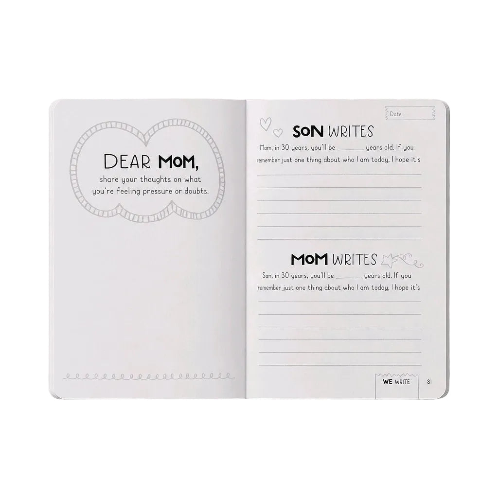 Between Mom and Me: A Guided Journal for Mother and Son