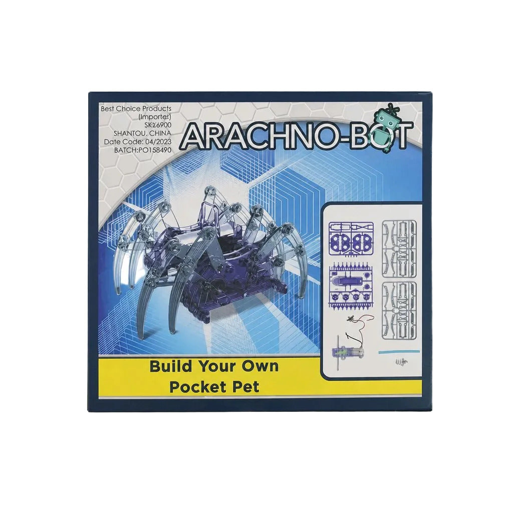 Arachno-Bot Build Your Own Pocket Pet STEM KIT for Kids