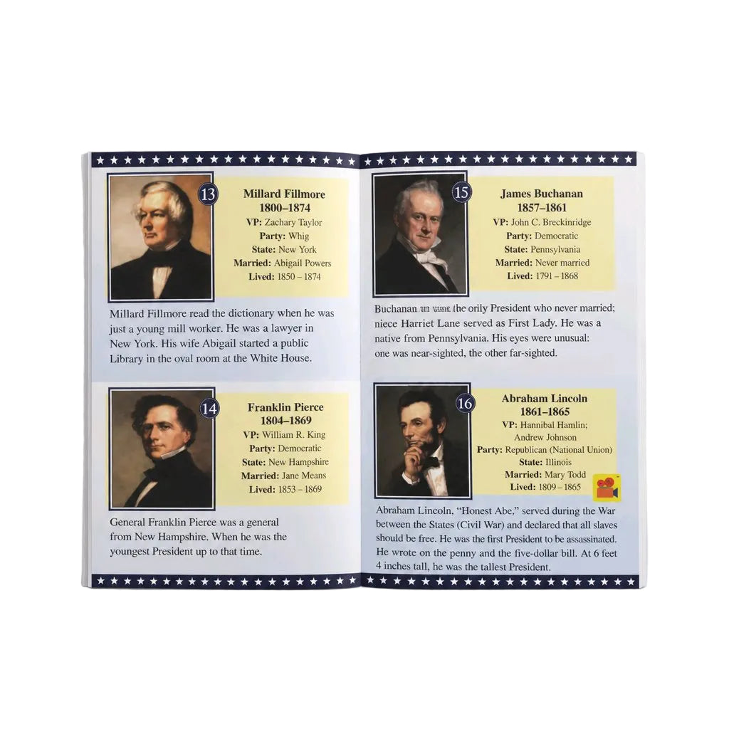 Presidents of the United States Reading Book