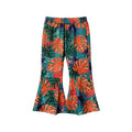 Flower Green Orange Floral Pants Size 2