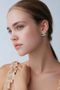 Close-up of a woman's face with a neutral background