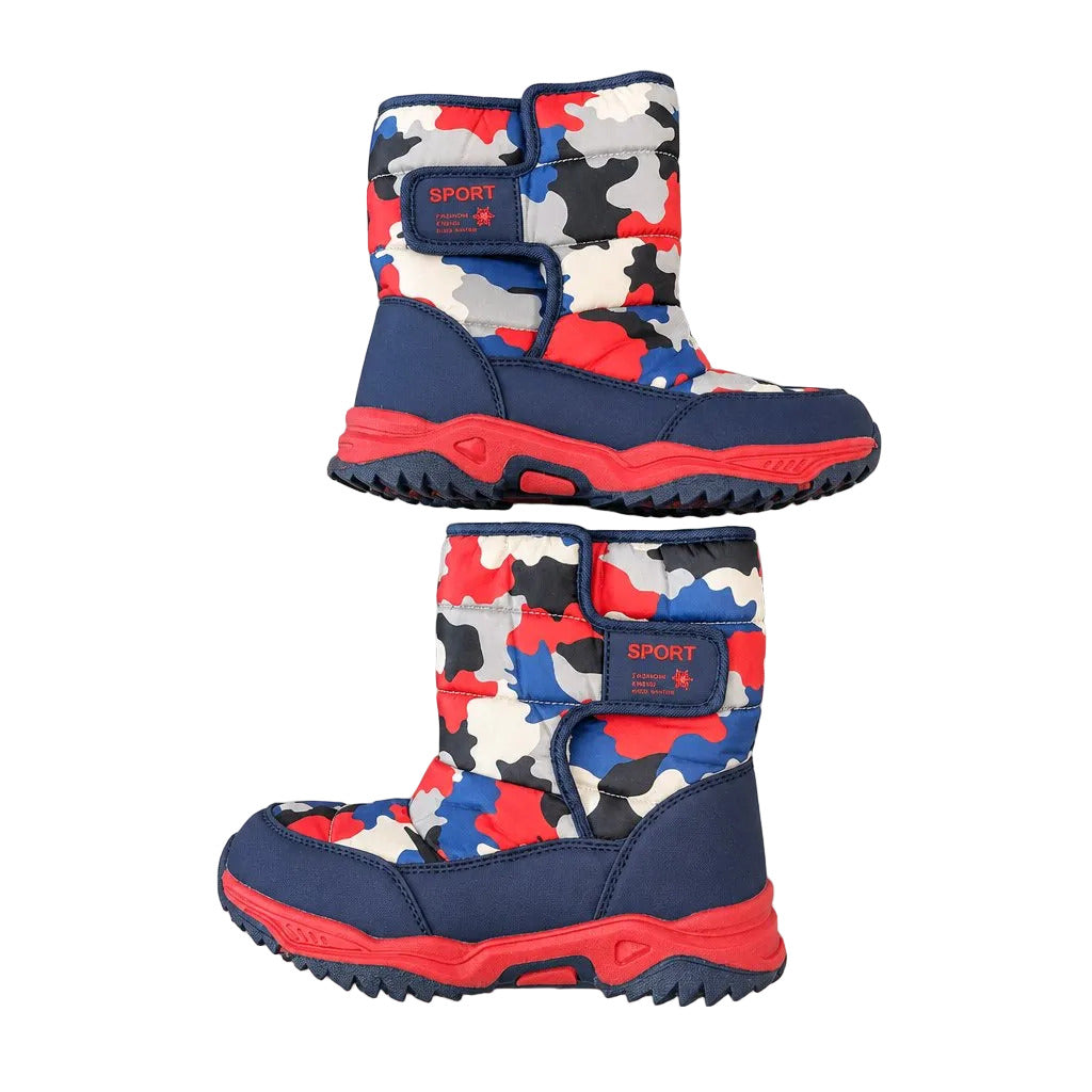 Boys Winter Fleece Warm Winter Snow Boots