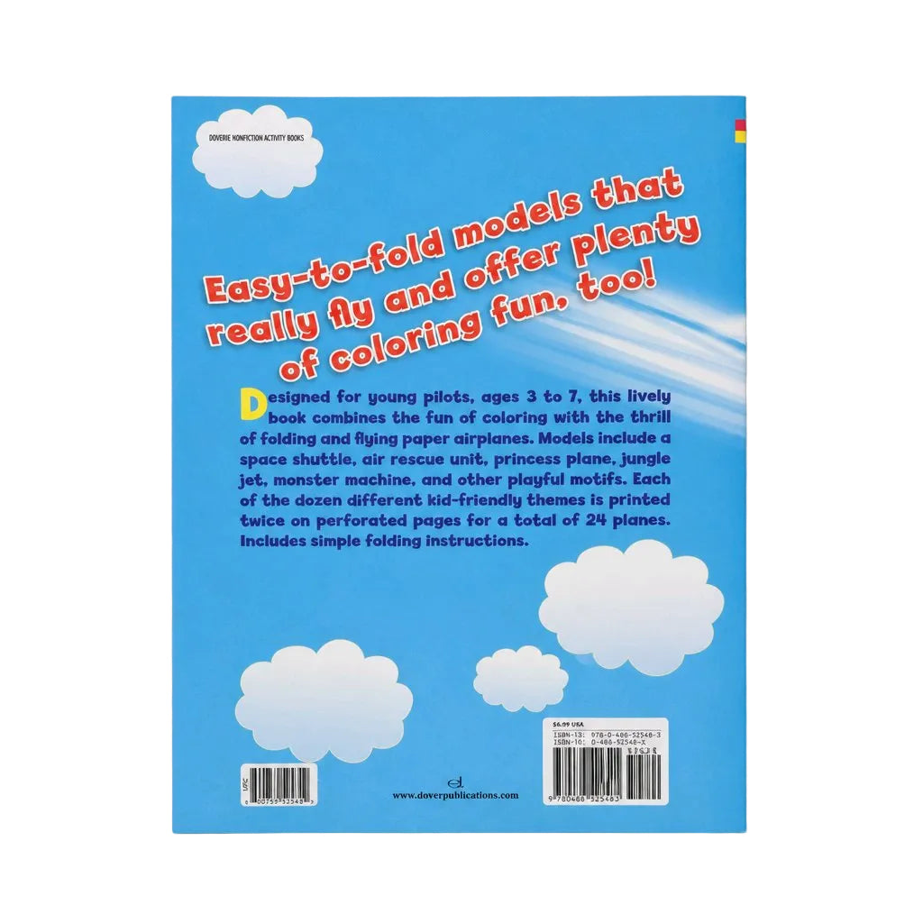 Whoosh! Easy Paper Airplanes for Kids: Color, Fold and Fly! 
