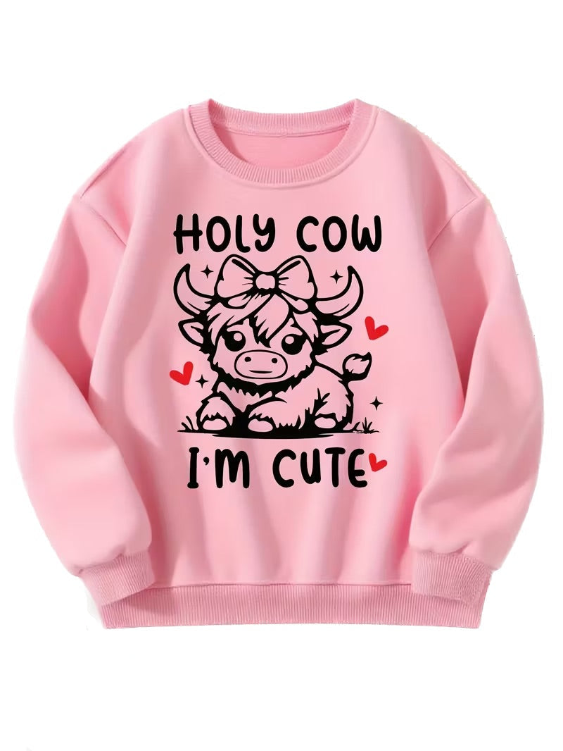Holy Cow I'm Cute Premium Long Sleeve Shirt 