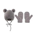 Baby hats and mittens 3 piece set for infants